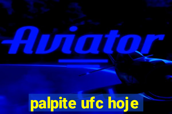 palpite ufc hoje